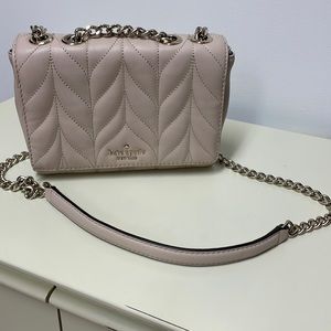 Kate Spade Quilted Nude/Blush Shoulder Purse